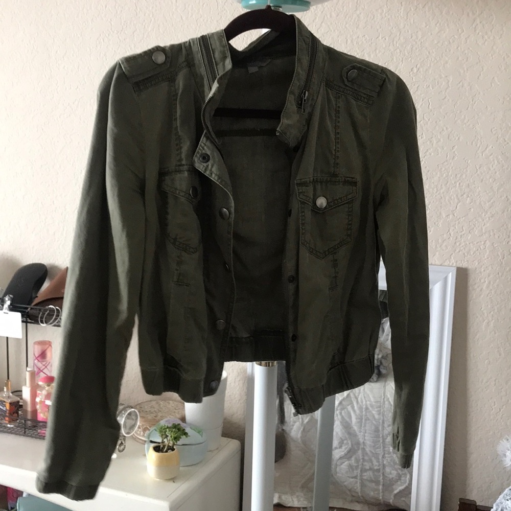 Cropped Army Jacket